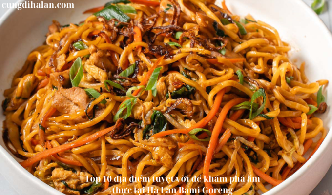 Top 10 địa điểm tuyệt vời để khám phá ẩm thực tại Hà Lan Bami Goreng